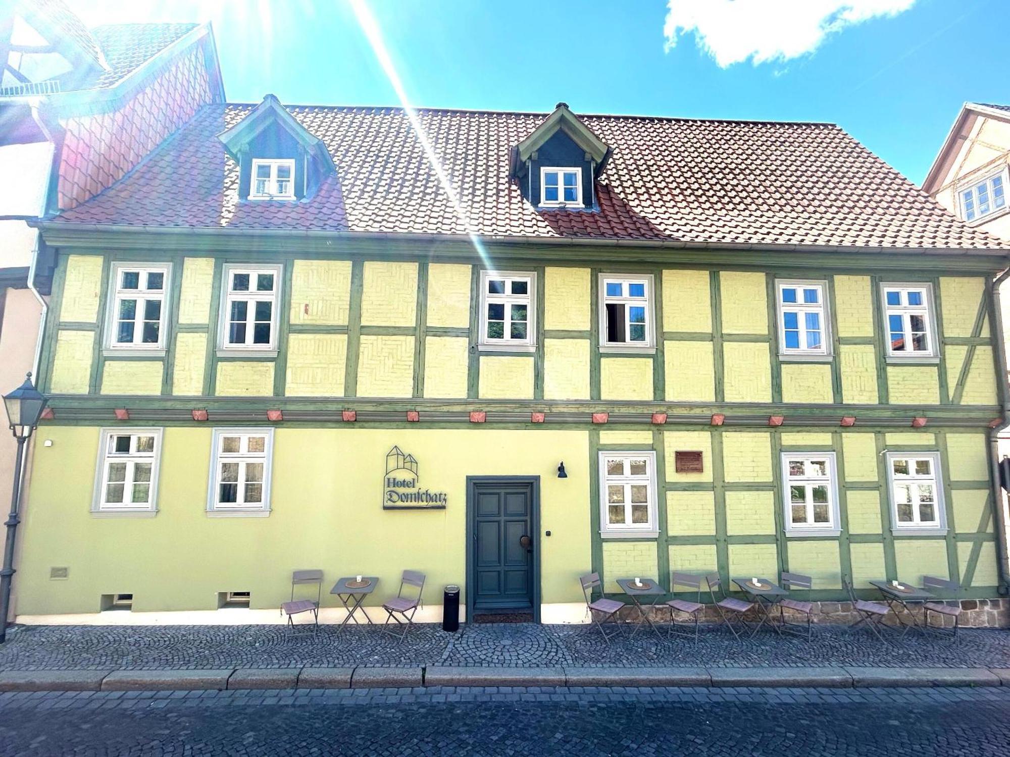 Hotel Domschatz Quedlinburg Bagian luar foto